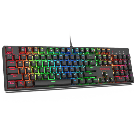 Redragon K582 Surara RGB LED Backlit Mechanical Gaming Keyboard with 104 Keys-Linear and Quiet-Red Switches Redragon K582 Surara RGB LED Backlit Mechanical Gaming Keyboard with 104 Keys-Linear and Quiet-Red Switches
